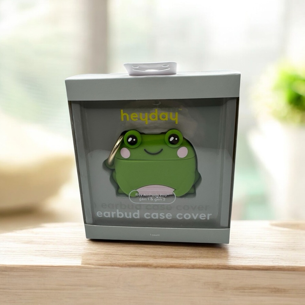 heyday Green Frog Earbud Case Cover NEW
